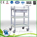 BDT101H Plastic hospital Three Layers Trolley Cart/Utility Service Cart